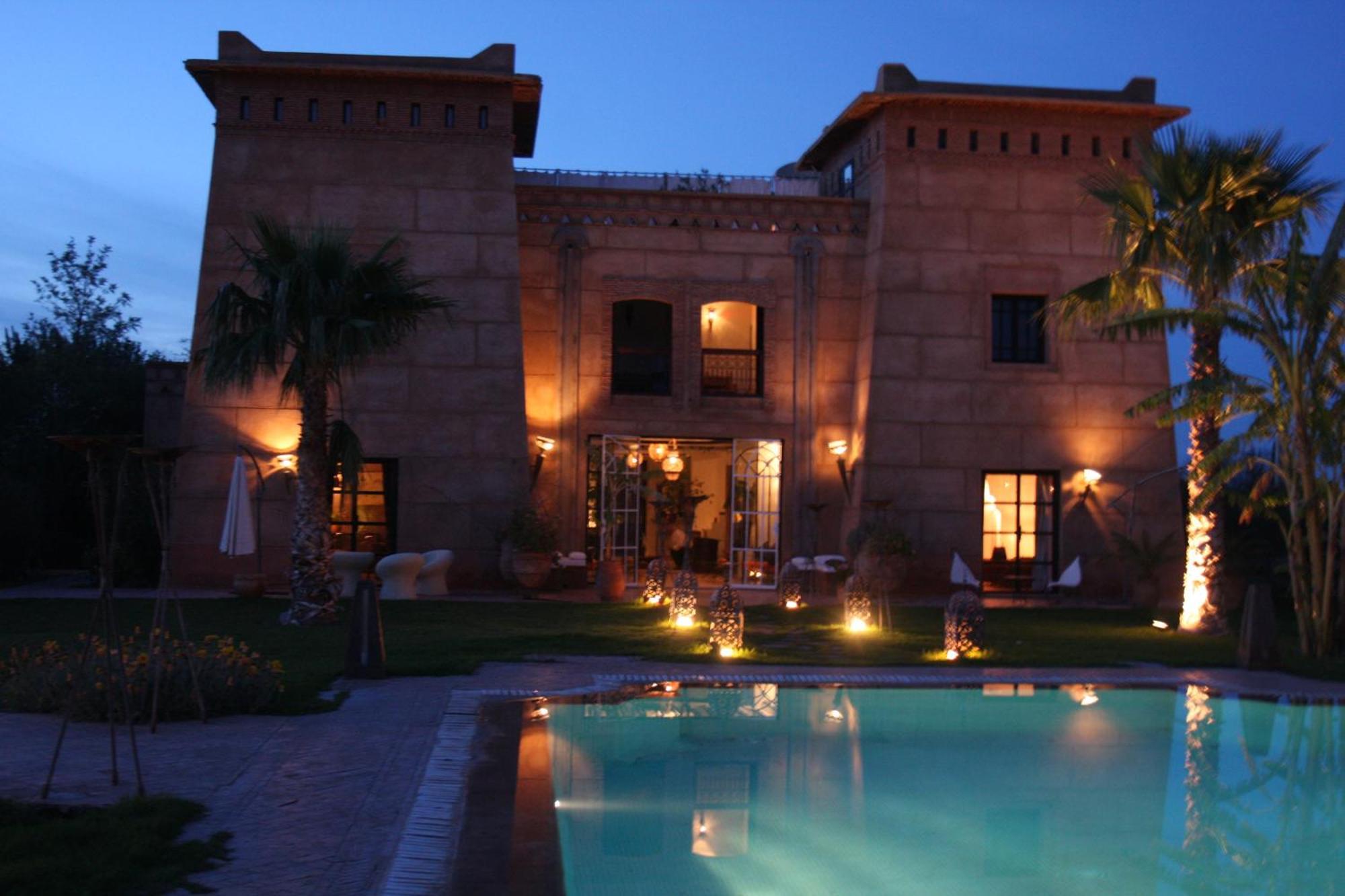 Villa Catherine Marrakech Heddad Bagian luar foto